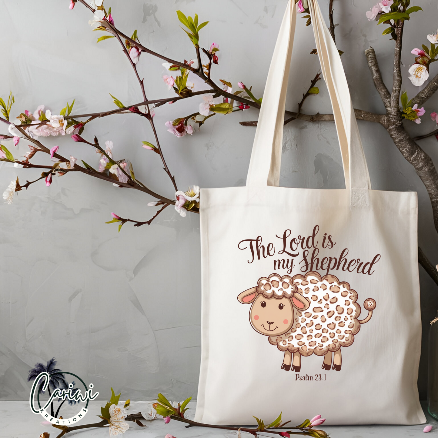 Tote - The Lord is my Shephard -Brown Sheep
