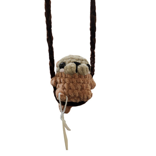 Walrus on a swing