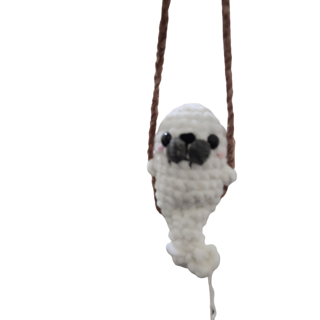 Seal on a swing