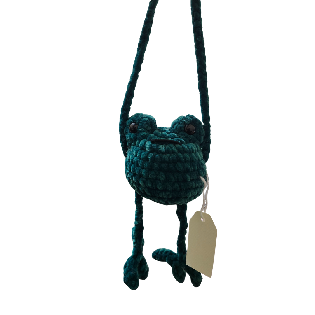 Leggy Frog on a Swing