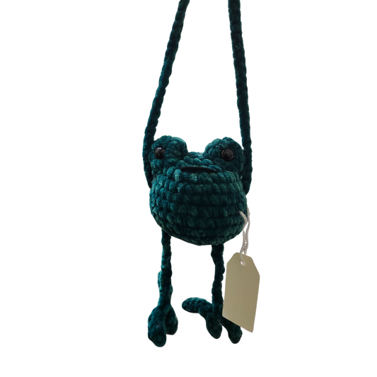 Leggy Frog on a Swing