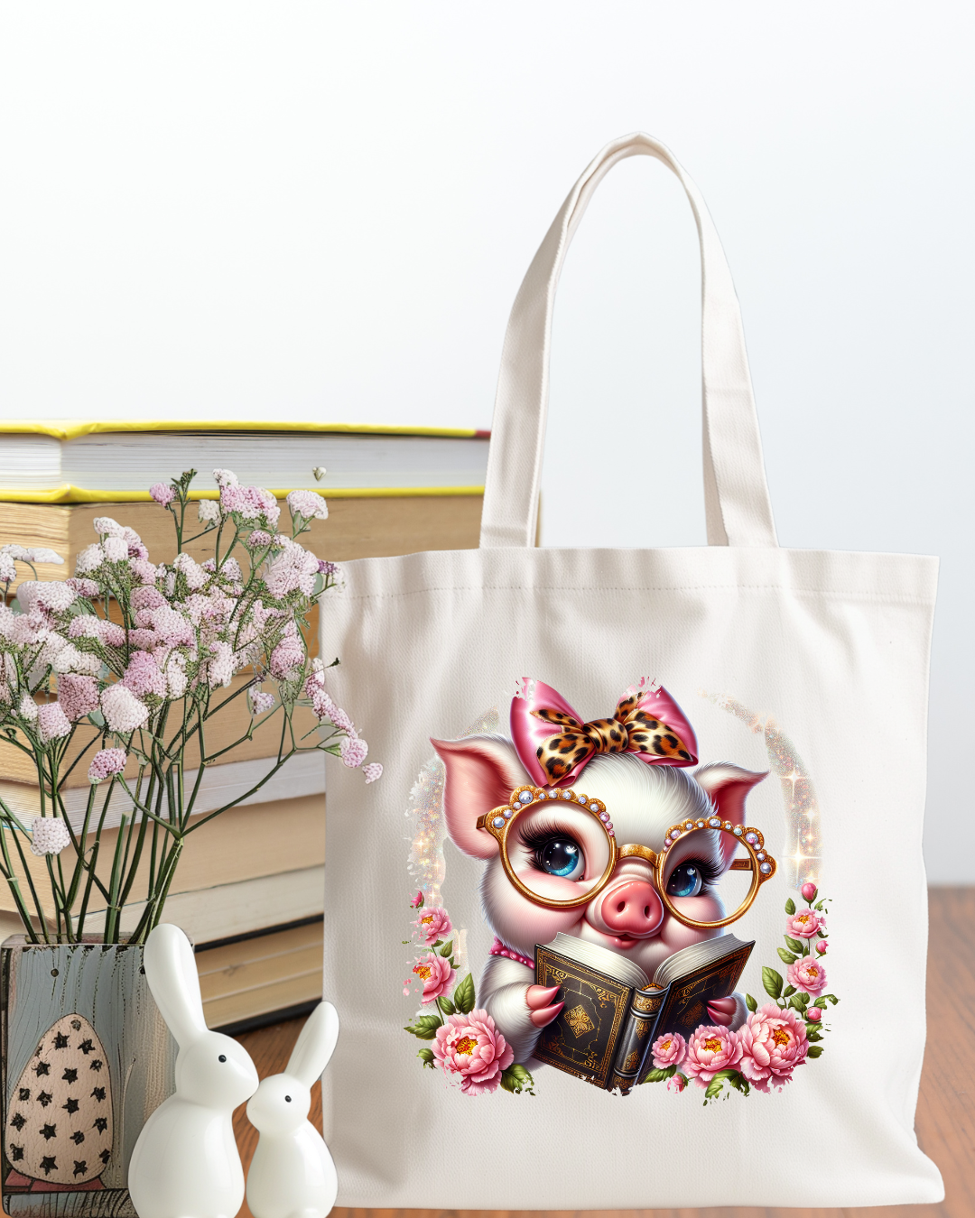Cute Piggy Tote Bag